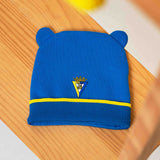 Gorro azul con orejitas bebé - Cádiz CF