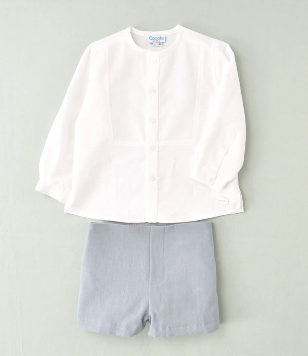 Pantalón corto azul niño