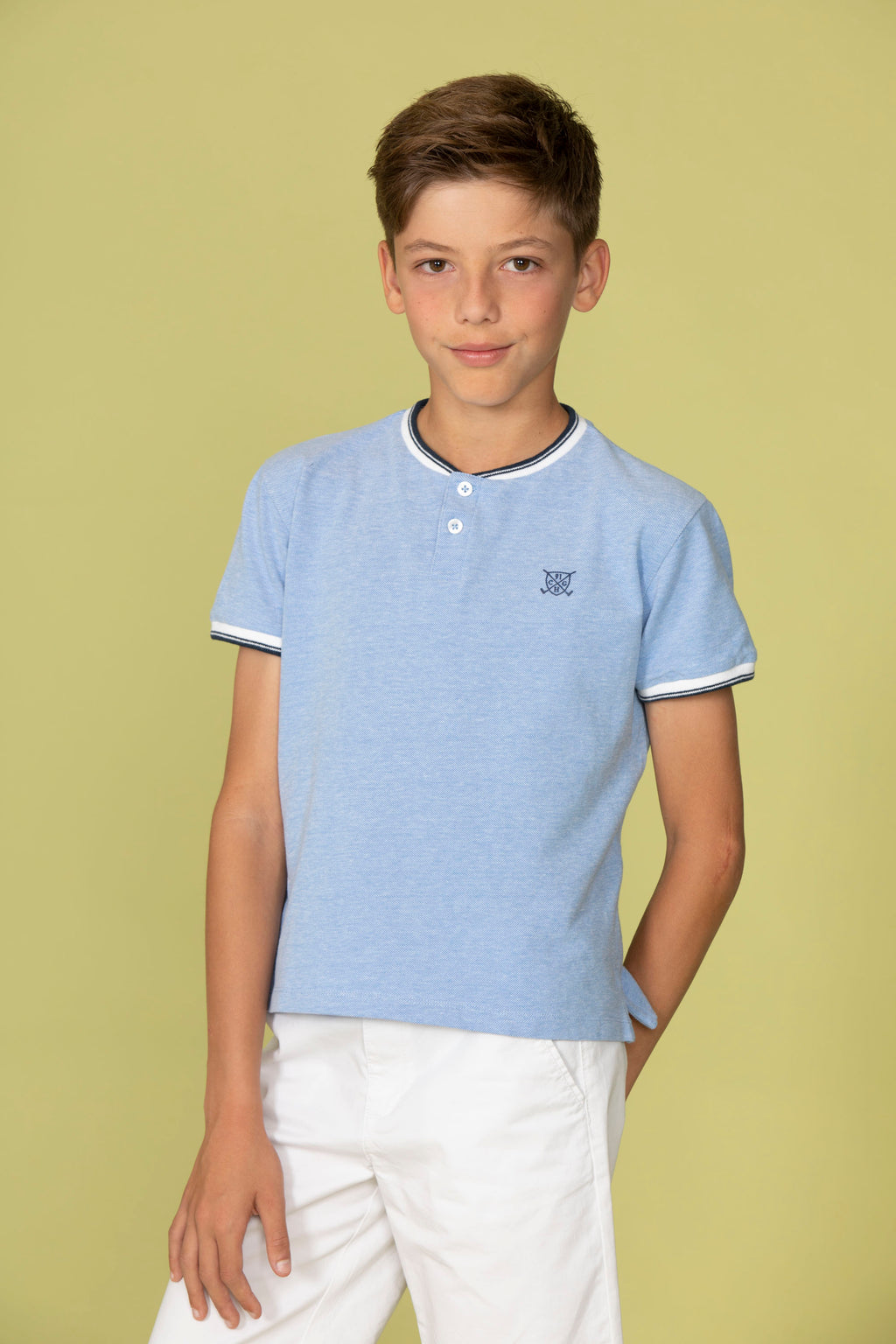 Polo de niño celeste VERANO/Charanga