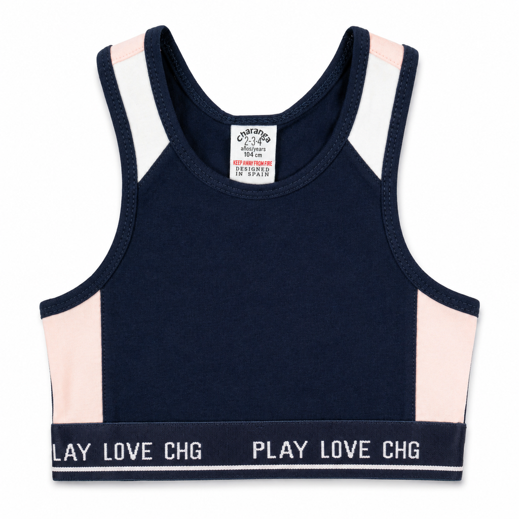 Love CHG blue girl's top
