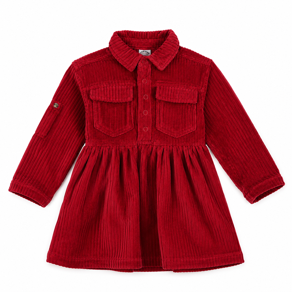 Vestido de niña rojo