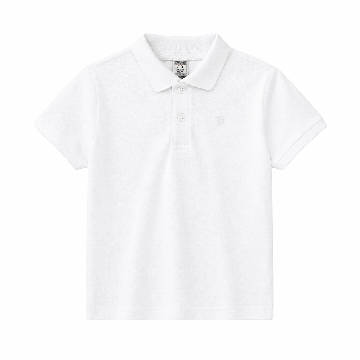 Polo de niño blanco