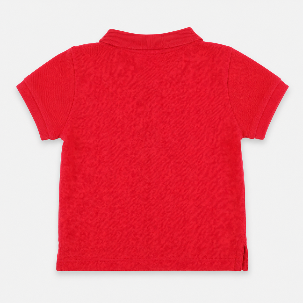 Red baby polo