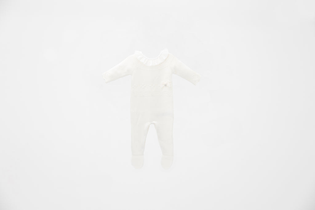 Pelele crudo de punto tricot recién nacido | Dr. Kid by Charanga