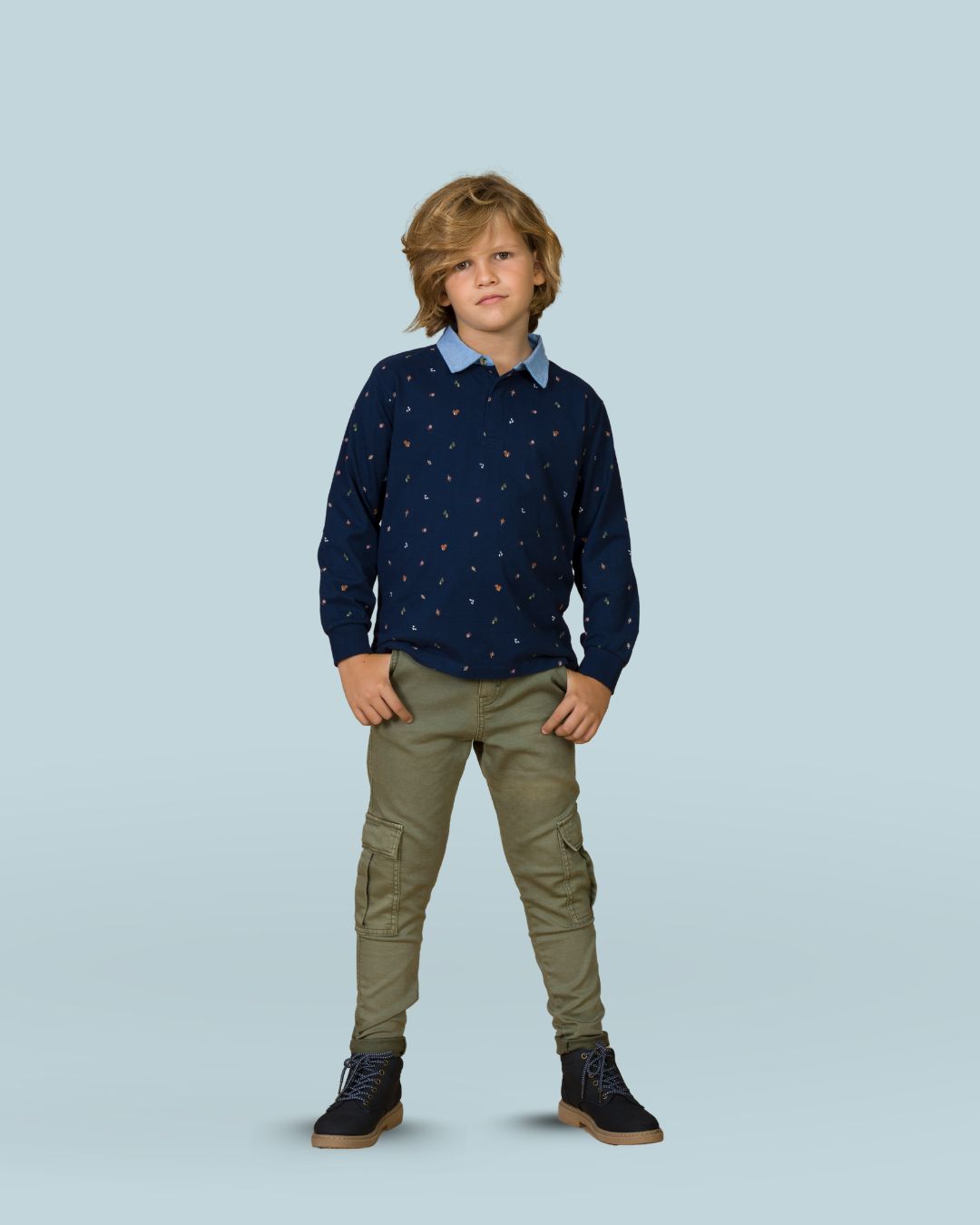 Polo de niño estampado Charanga