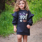 Vestido de niña en color antracita bootiful Charanga