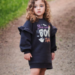 Vestido de niña en color antracita bootiful Charanga