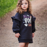 Bootiful anthracite girl's dress