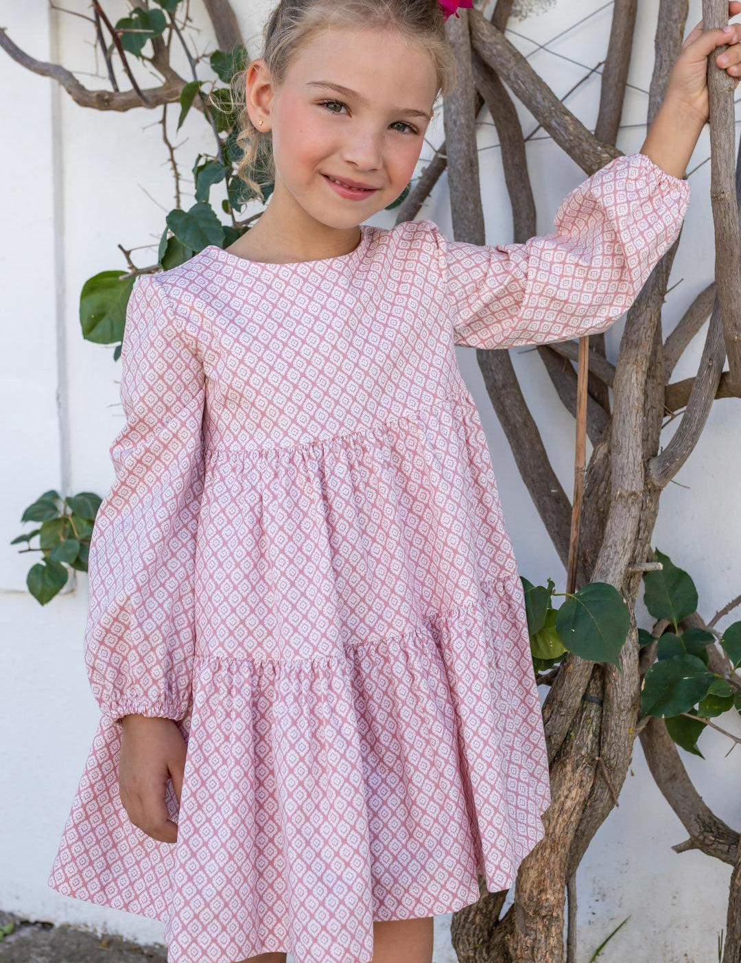 Vestido de niña rosa Cocote & Charanga Charanga