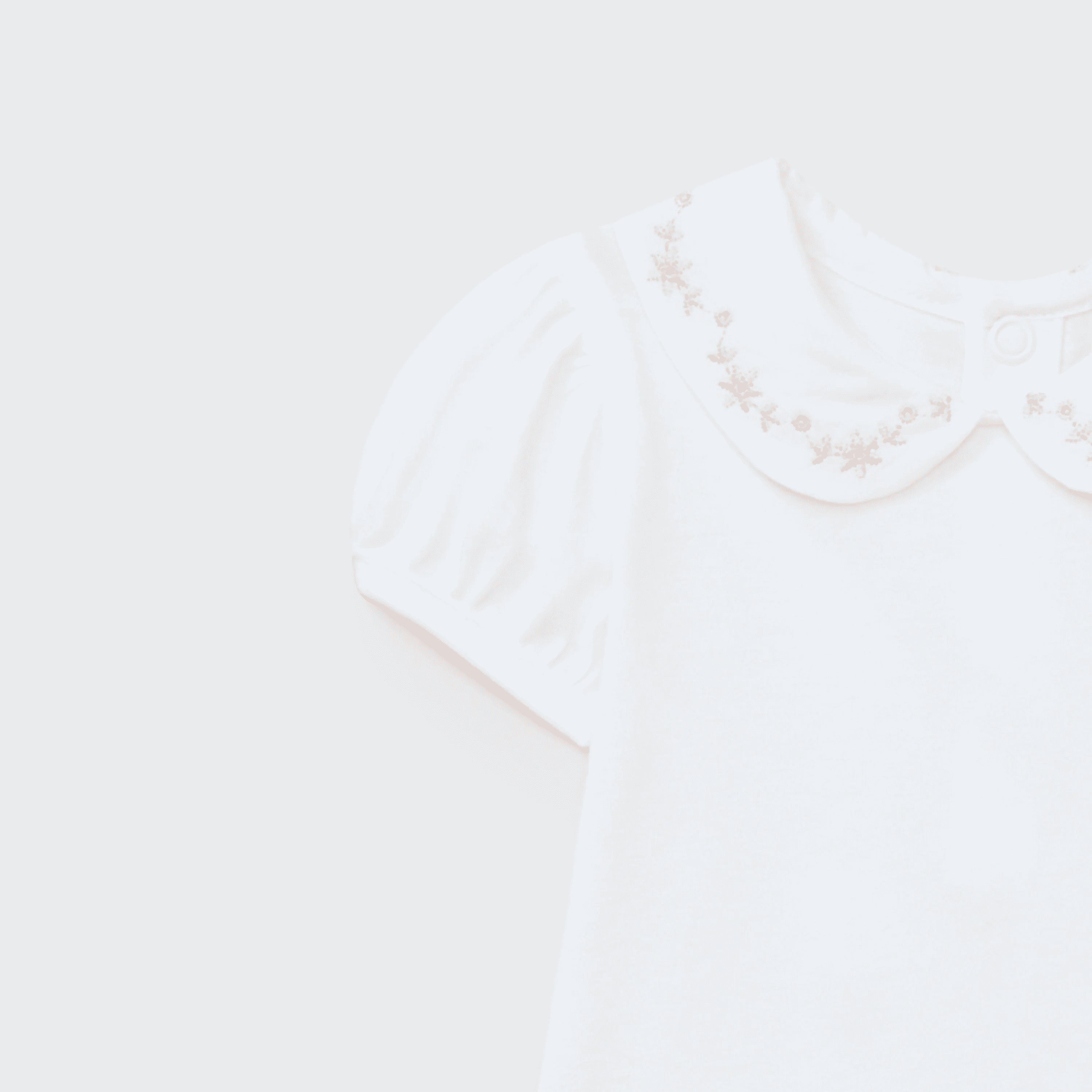 Body de punto blanco con detalle naranja recién nacida | Dr. Kid by Charanga