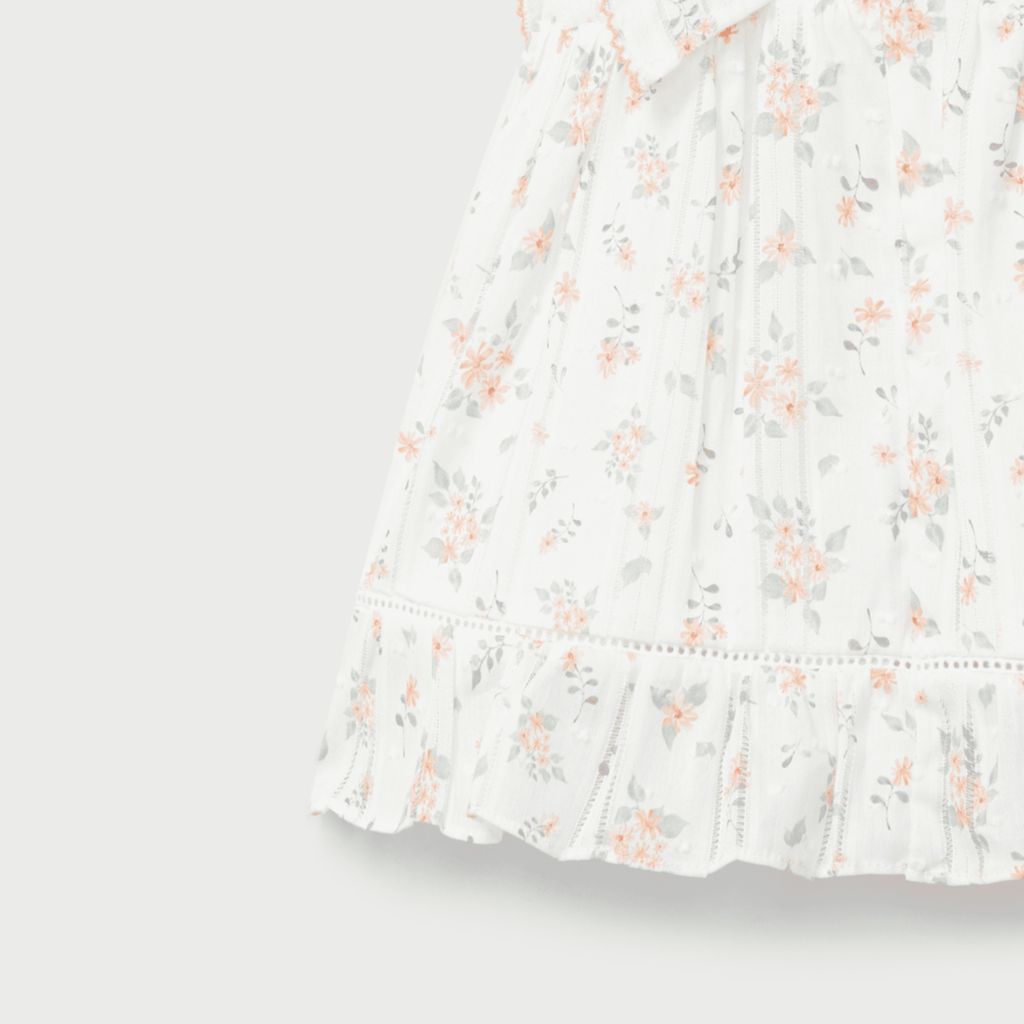 Vestido floral plumeti recién nacida | Dr. Kid by Charanga