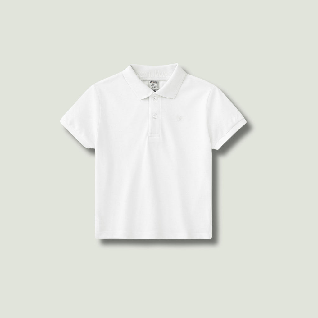 White boy's polo