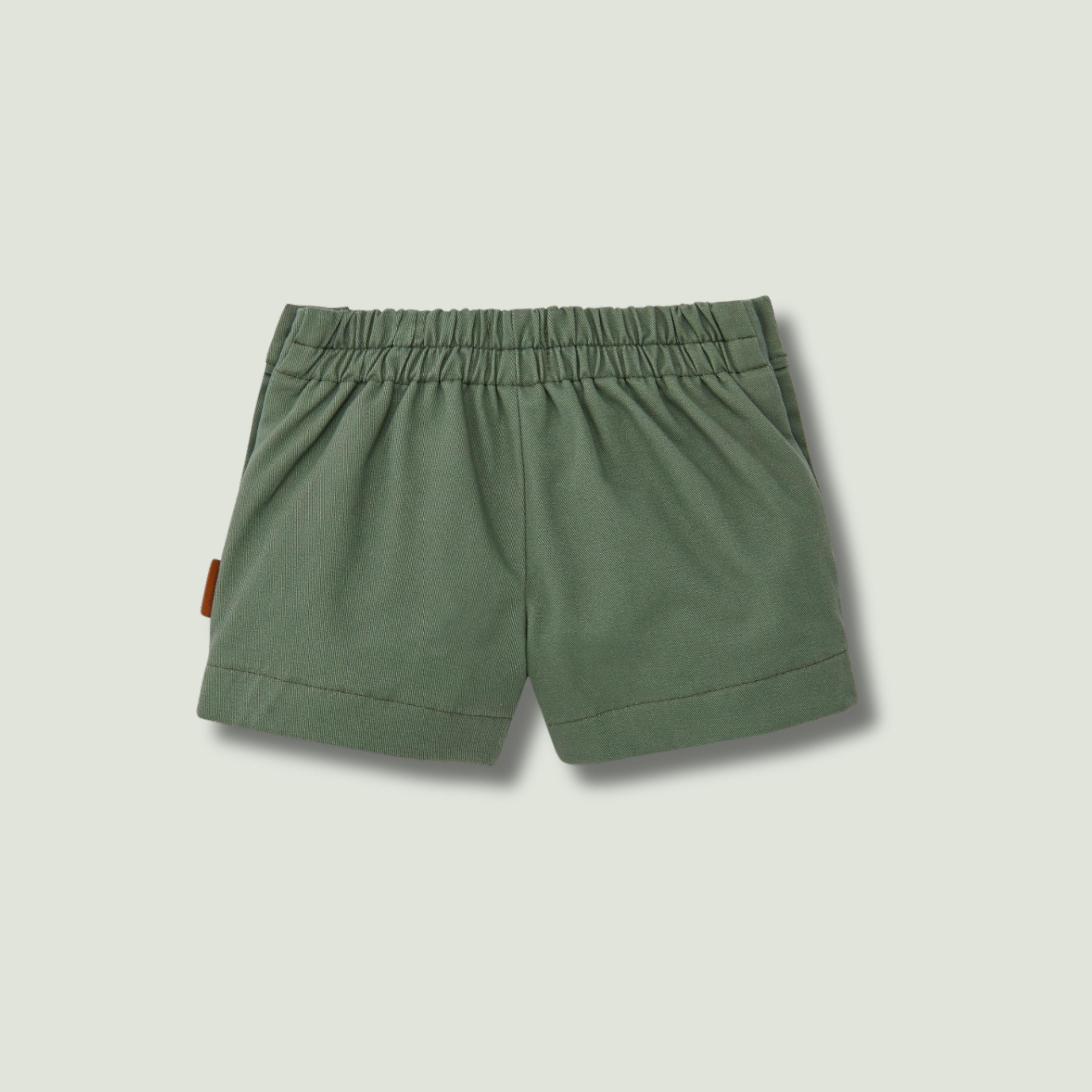 Bermuda de niño verde Cocote & Charanga