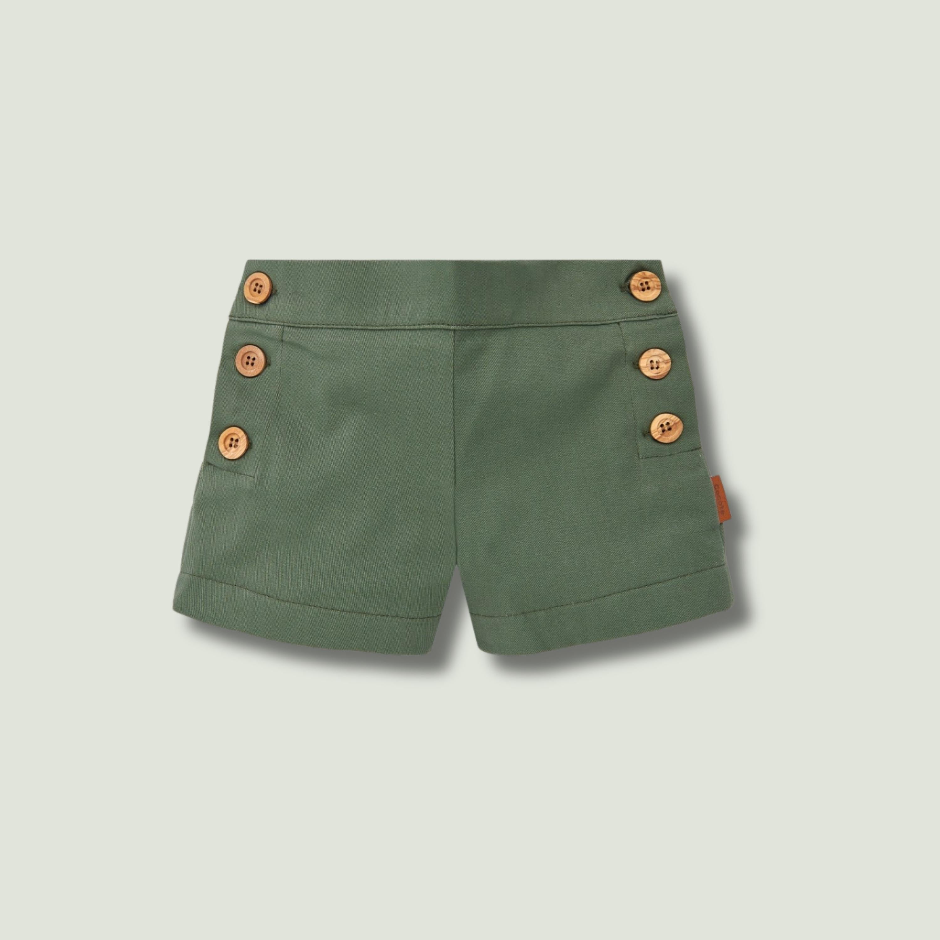 Bermuda de niño verde Cocote & Charanga