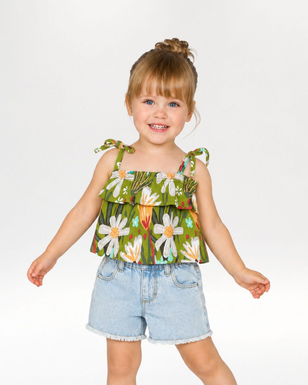 Blusa bebé niña floral