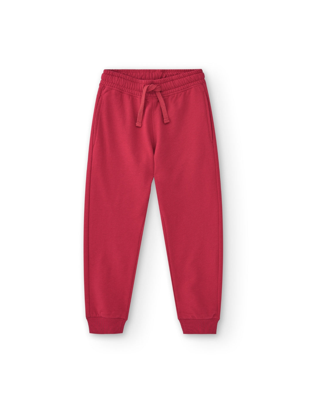Pantalón de niño rojo algodón sport