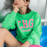 Sudadera de niña verde