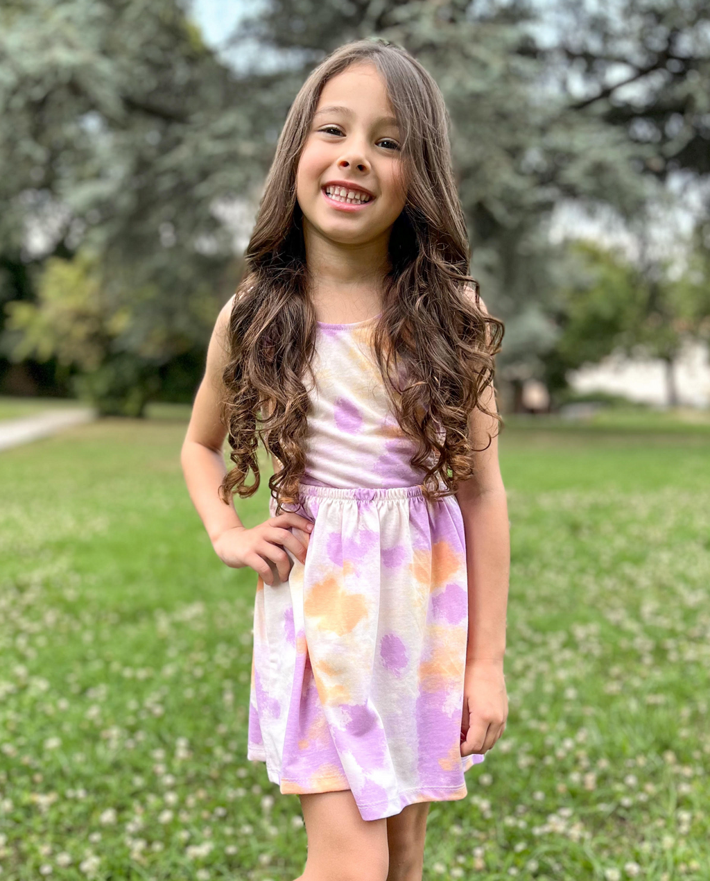 Vestido de niña estampado VERANO/Outlet