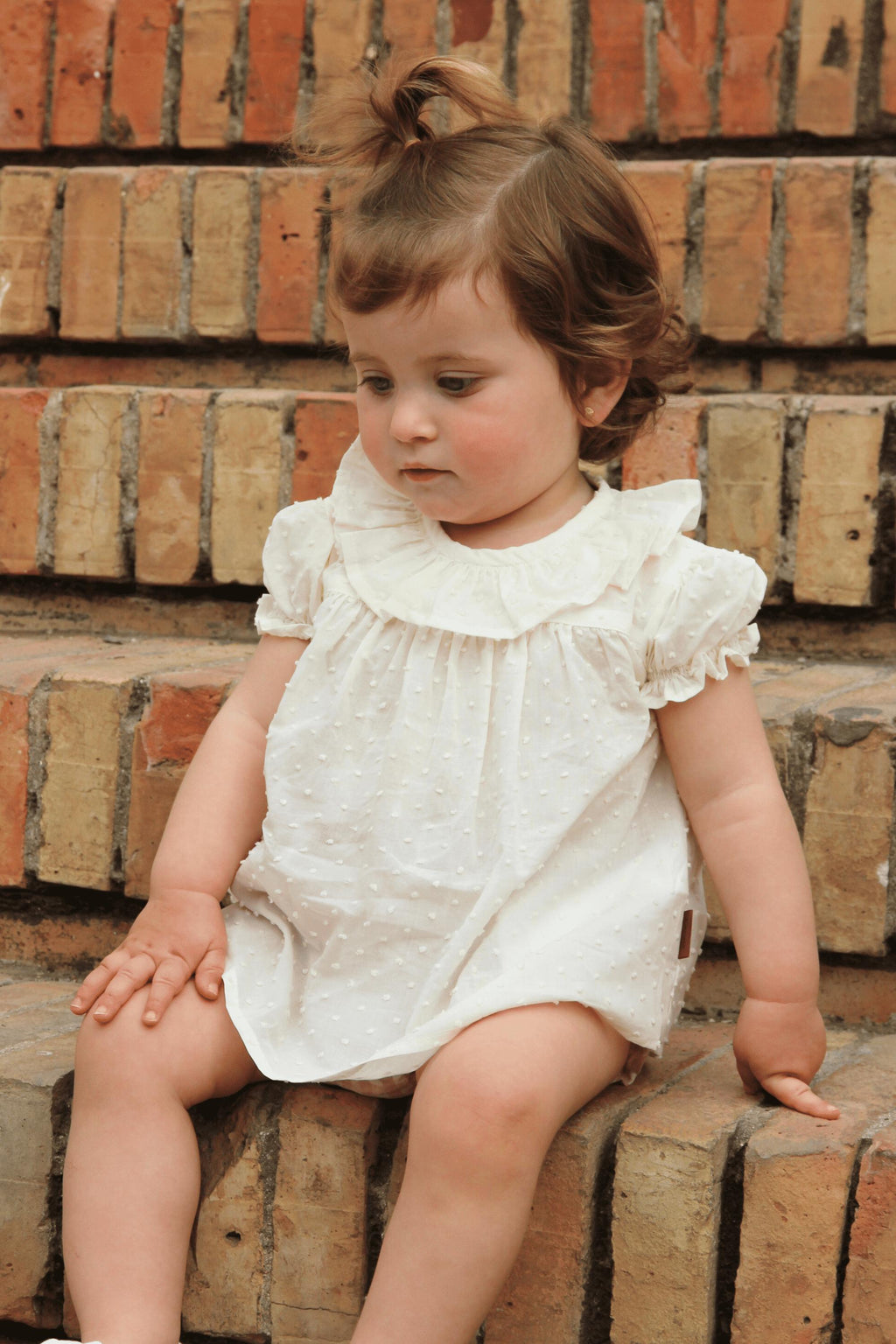 Blusa de bebé crudo Cocote & Charanga