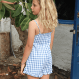 Salopette da bambina blu Cocote y Charanga