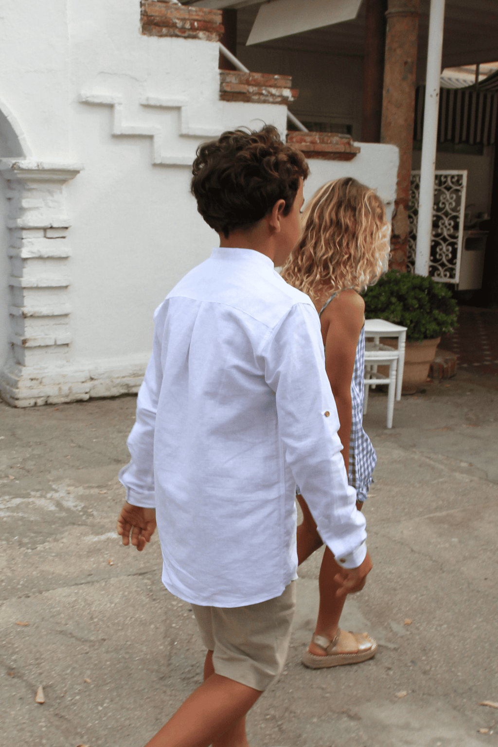 Camisa de niño color crudo Cocote & Charanga