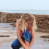 Pantalón de niña tejano