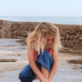 Pantalón de niña tejano