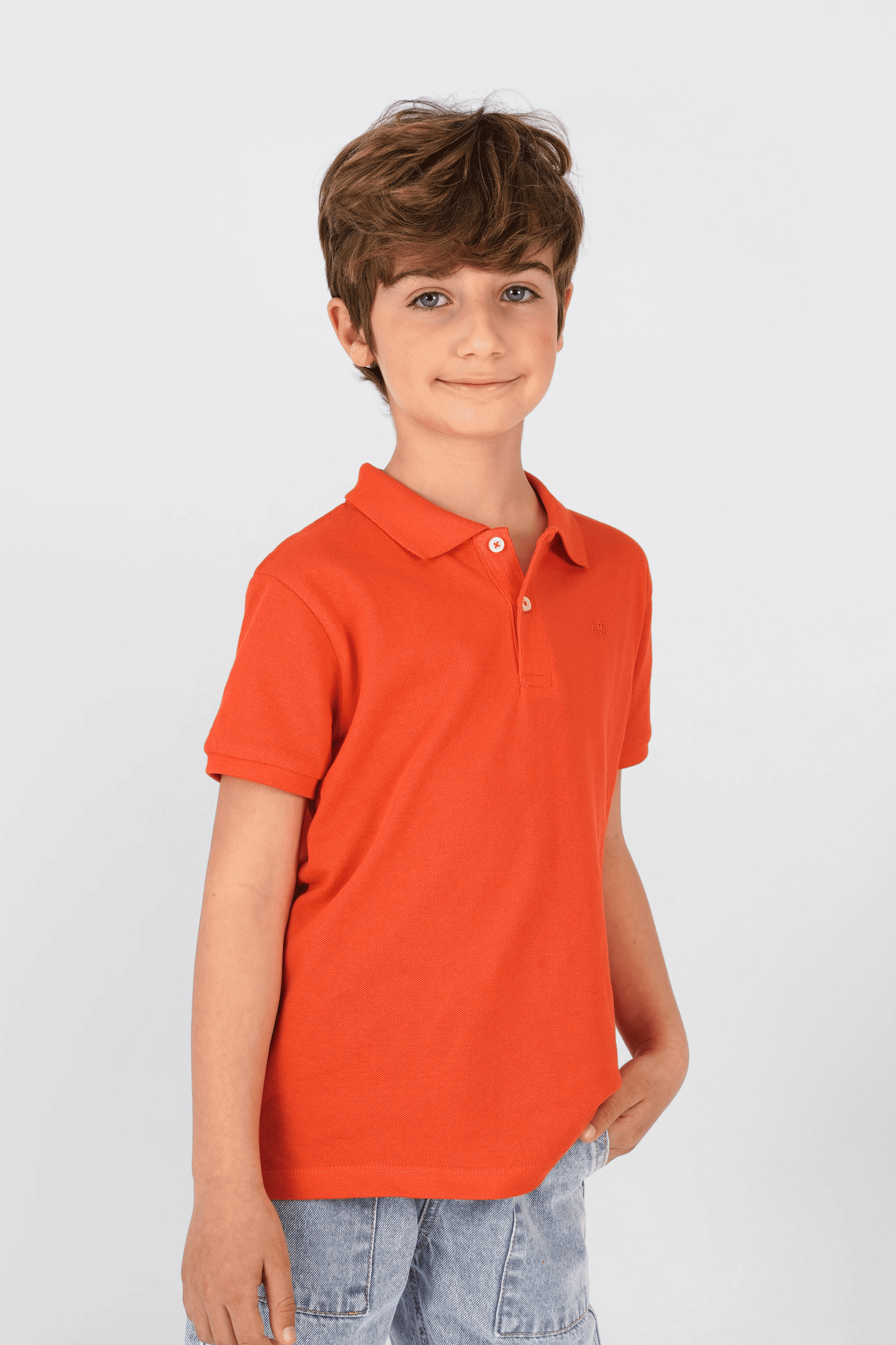 Polo rossa da ragazzo