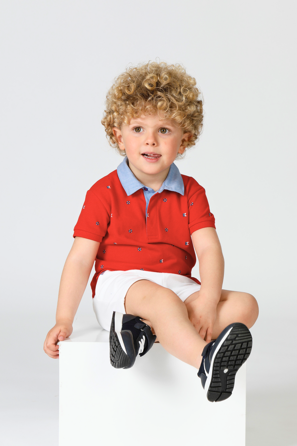 Polo bébé imprimé