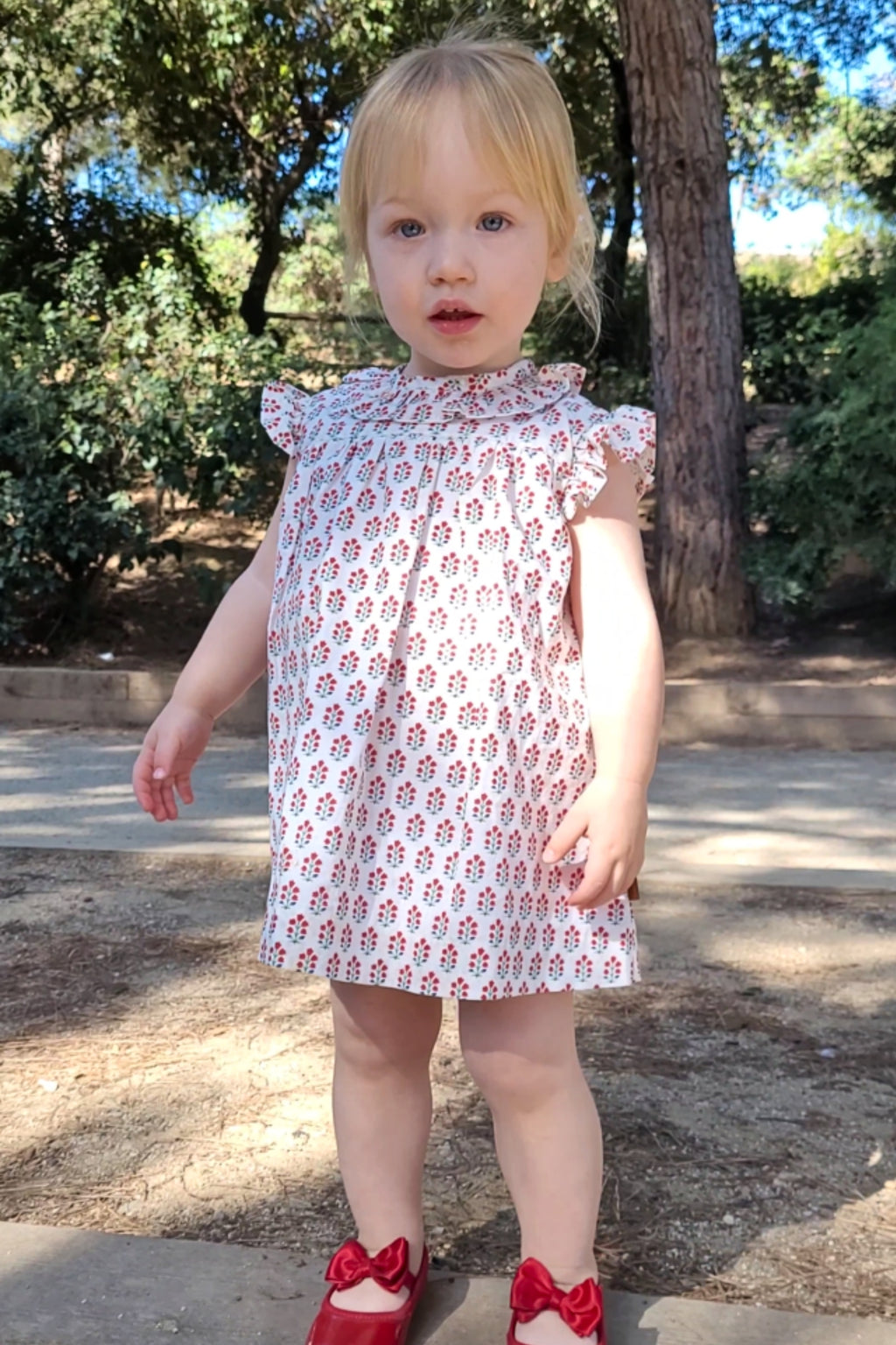 Vestido de bebé rojo Cocote & Charanga VERANO/Charanga