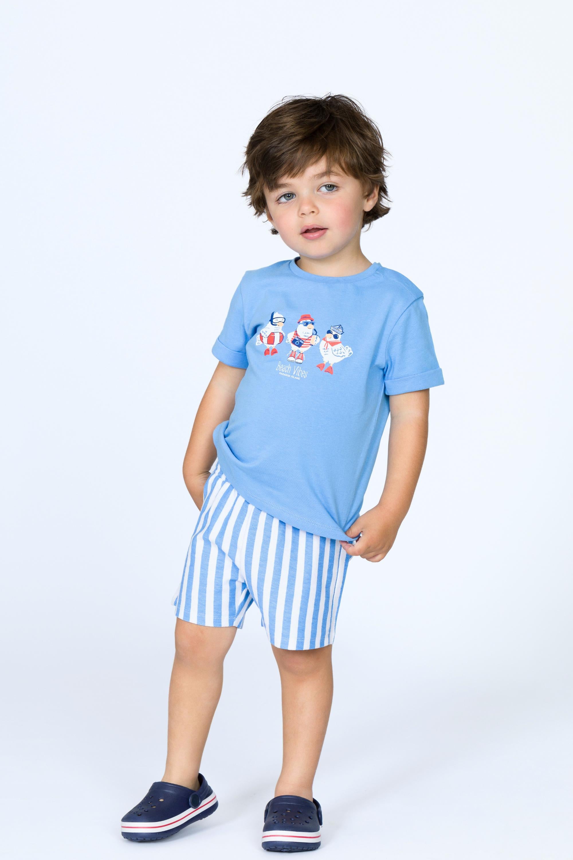 Conjunto de bebé color azul VERANO/Charanga