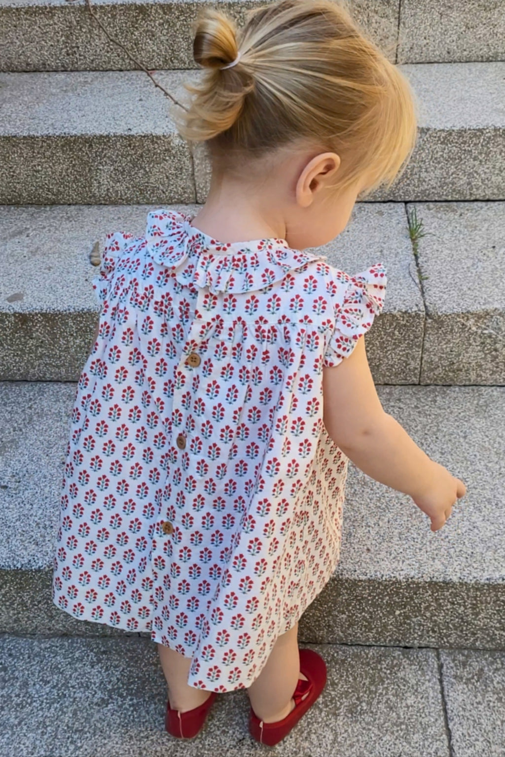 Vestido de bebé rojo Cocote & Charanga VERANO/Charanga