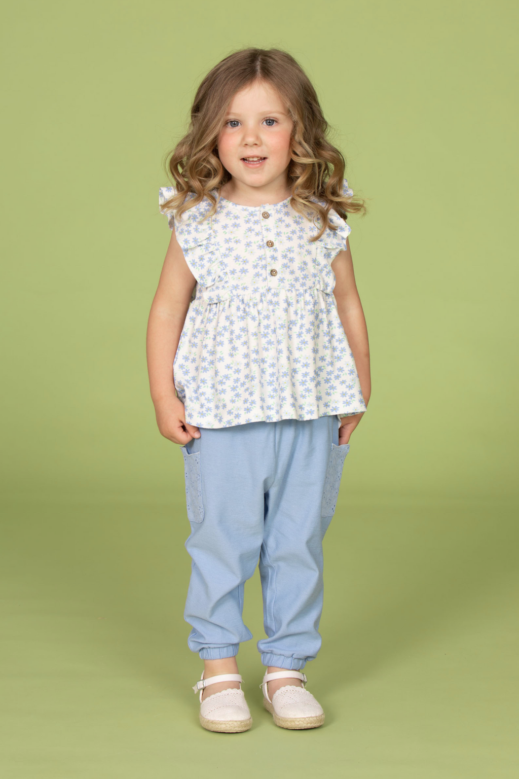 Pantalón de bebé azul VERANO/Charanga