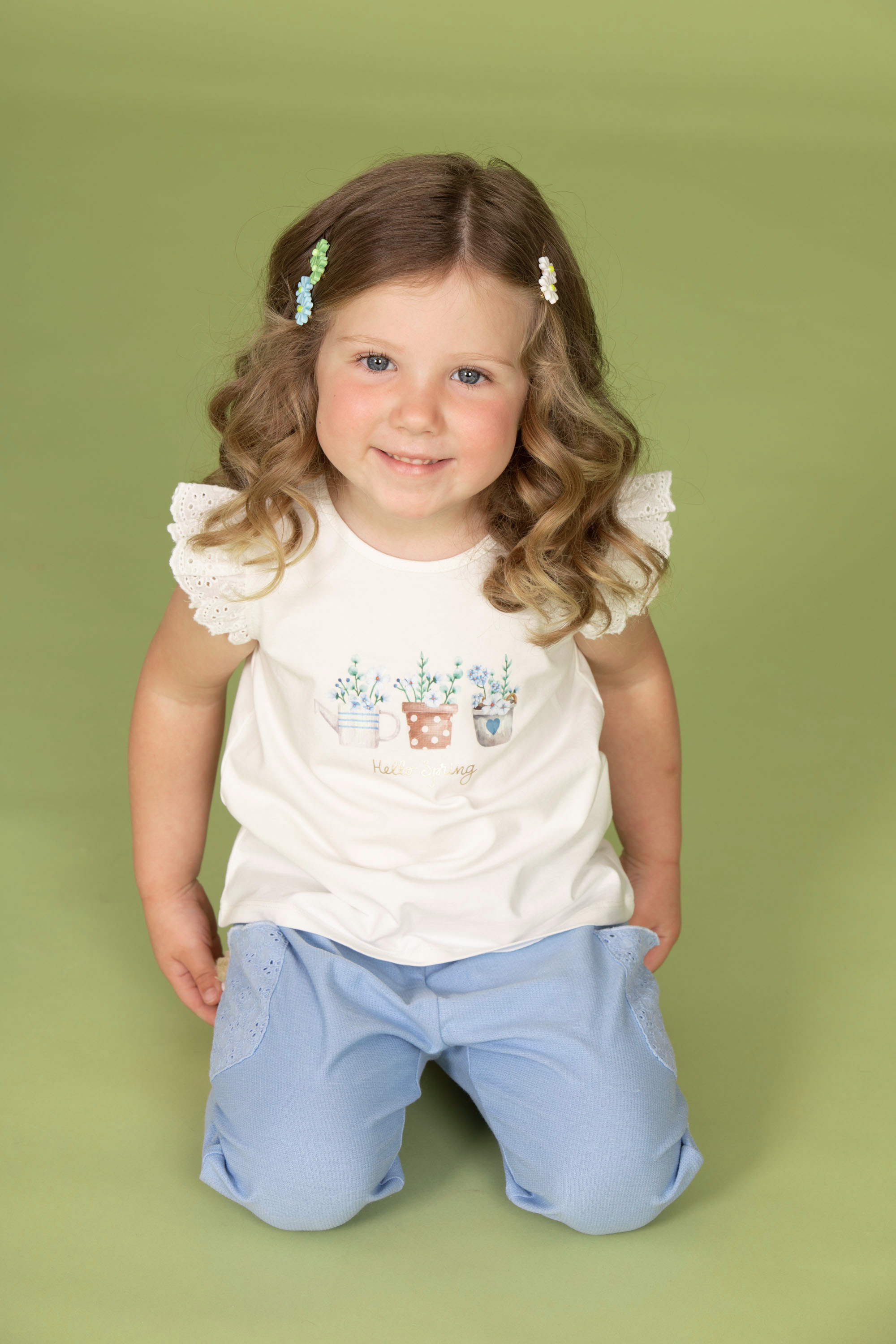 Pantalón de bebé azul VERANO/Charanga