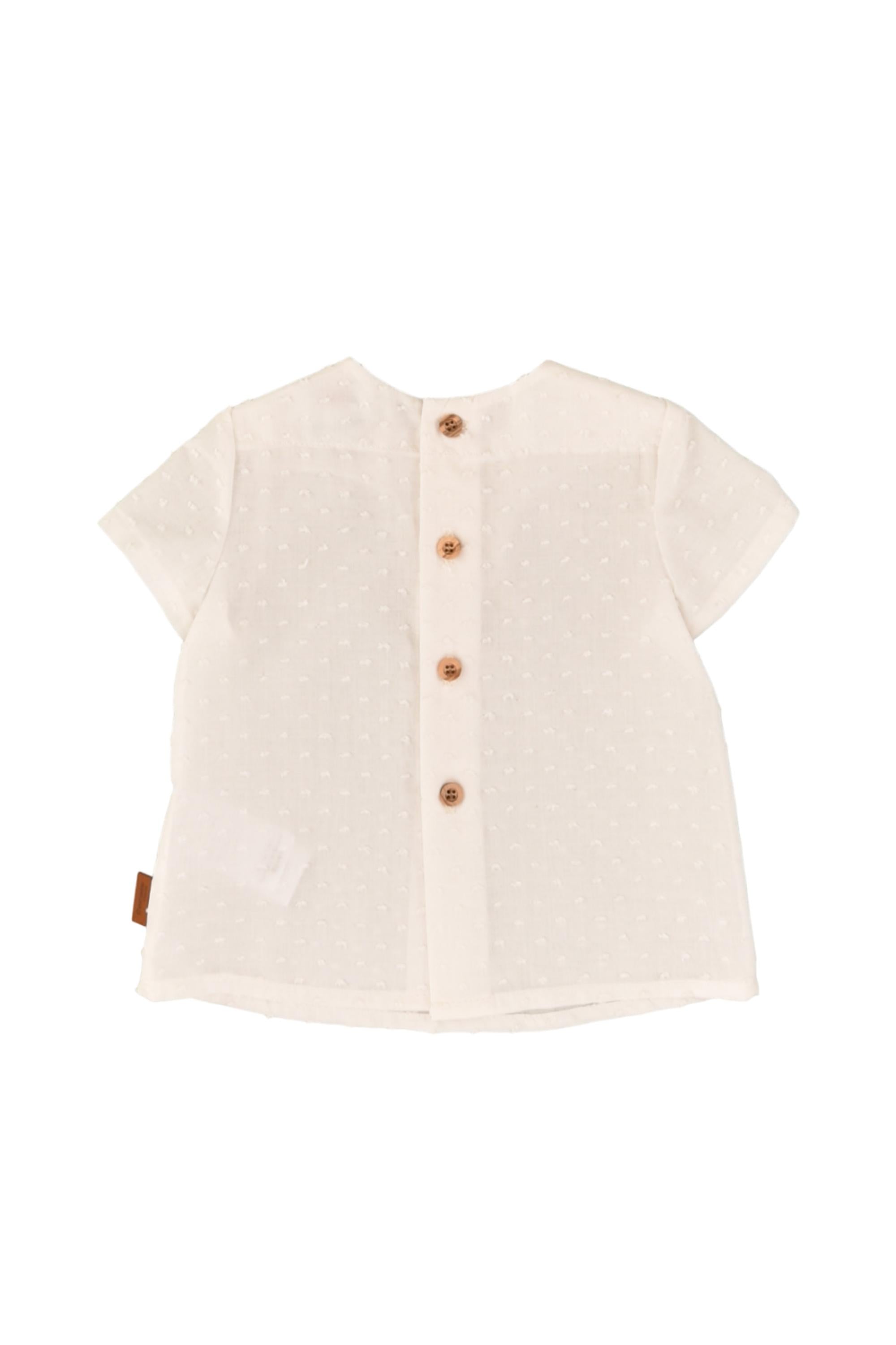 Blusa de bebé crudo Cocote & Charanga VERANO/Charanga