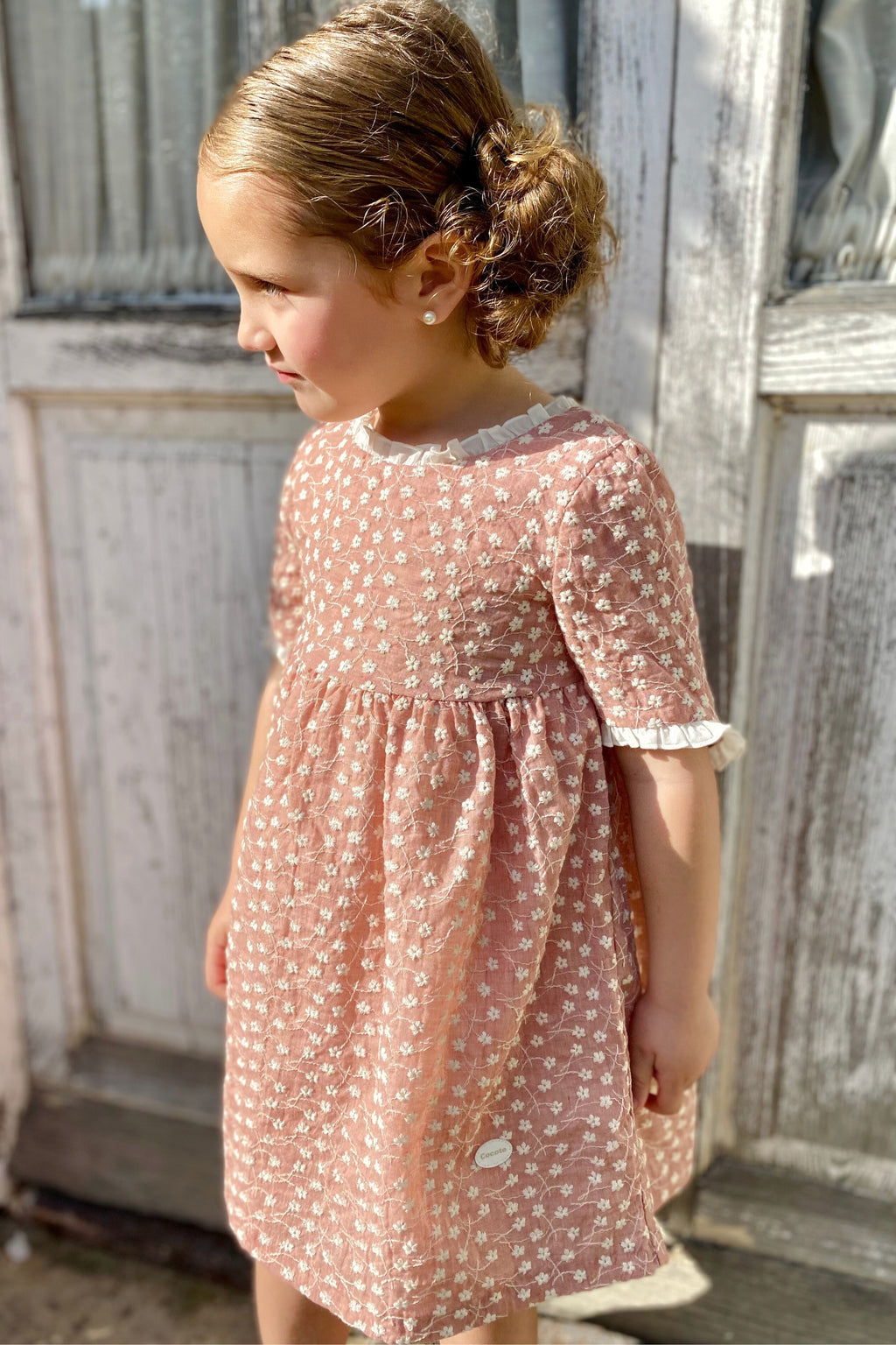 Vestido de niña rosa Cocote & Charanga VERANO/Charanga