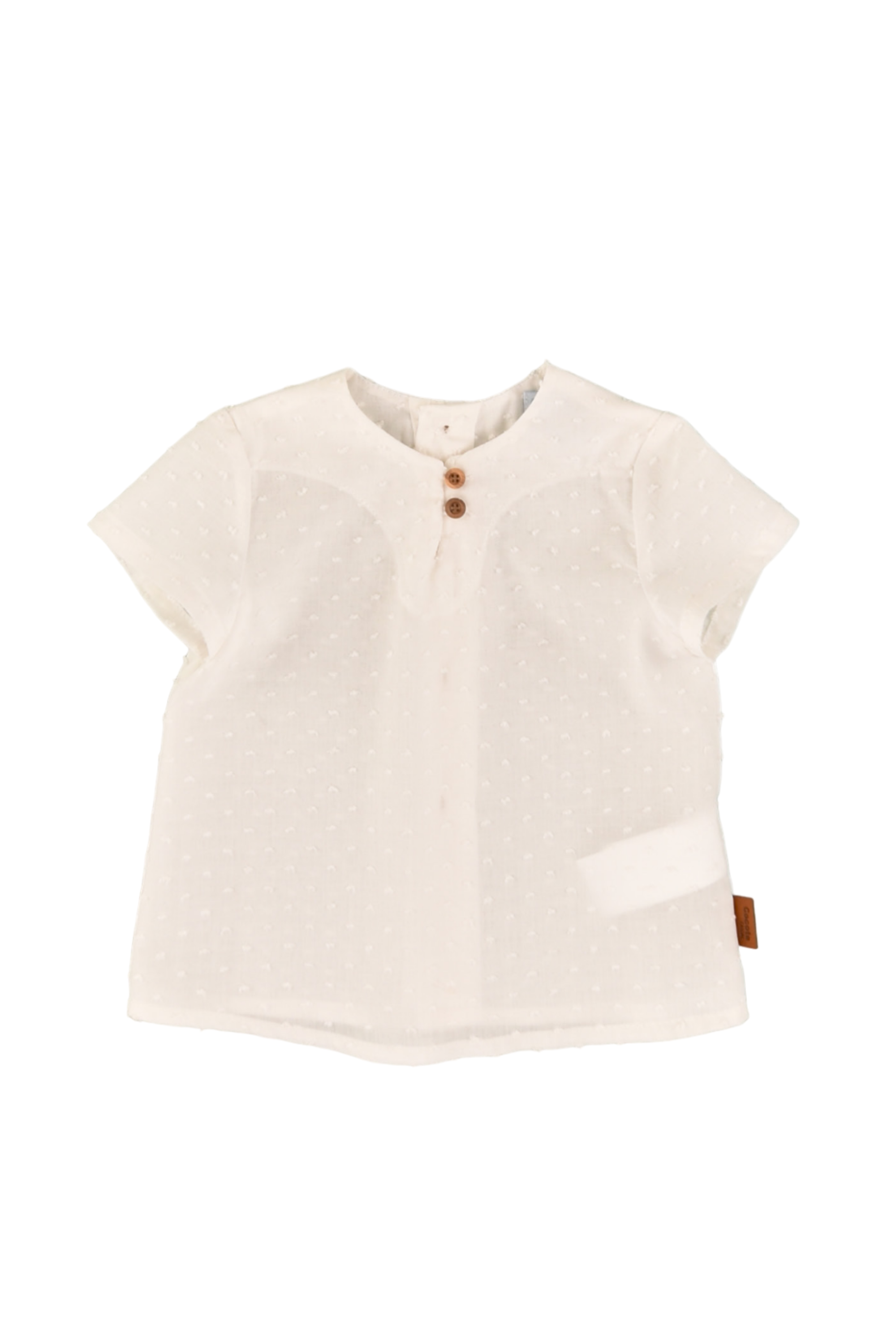 Blusa de bebé crudo Cocote & Charanga VERANO/Charanga