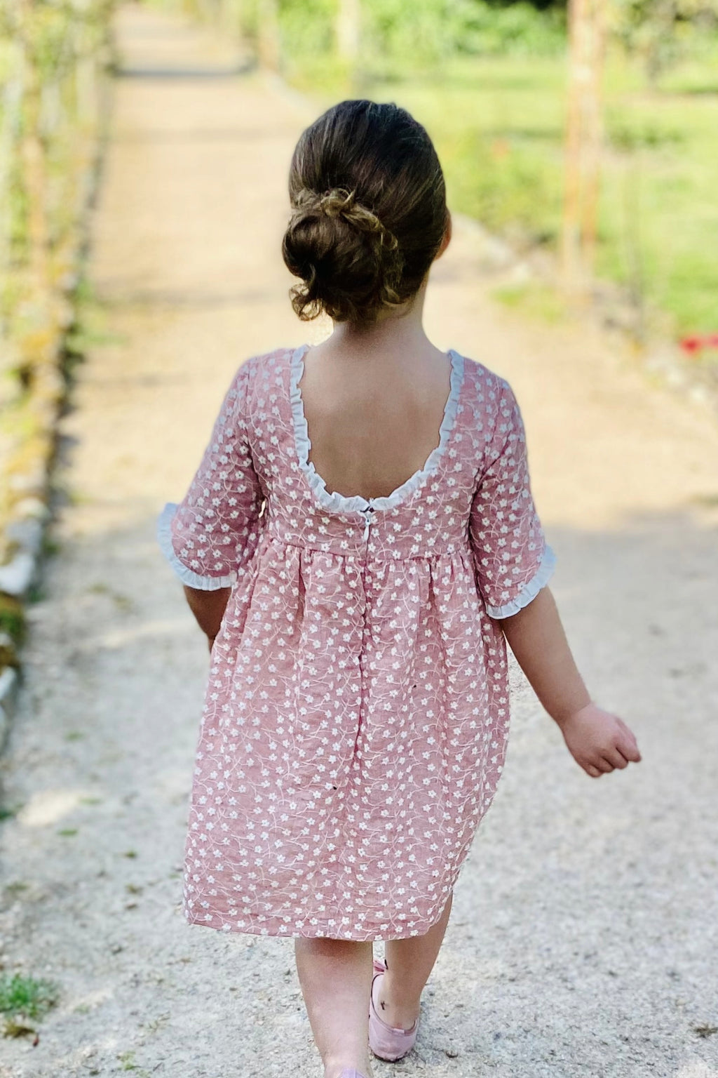 Vestido de niña rosa Cocote & Charanga VERANO/Charanga