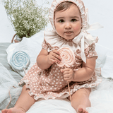 Vestido de bebé rosa Cocote & Charanga