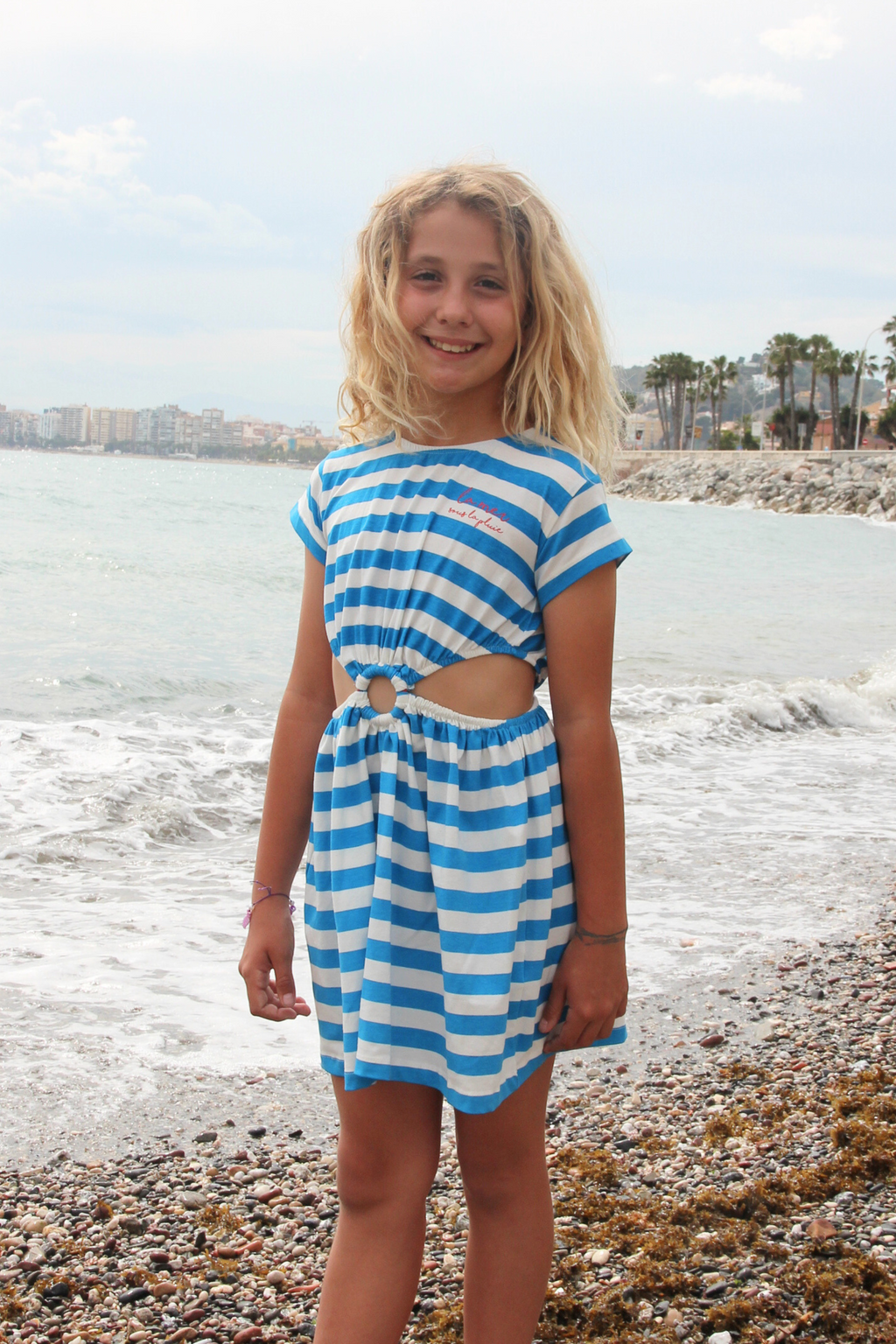 Vestido de niña listado VERANO/Outlet