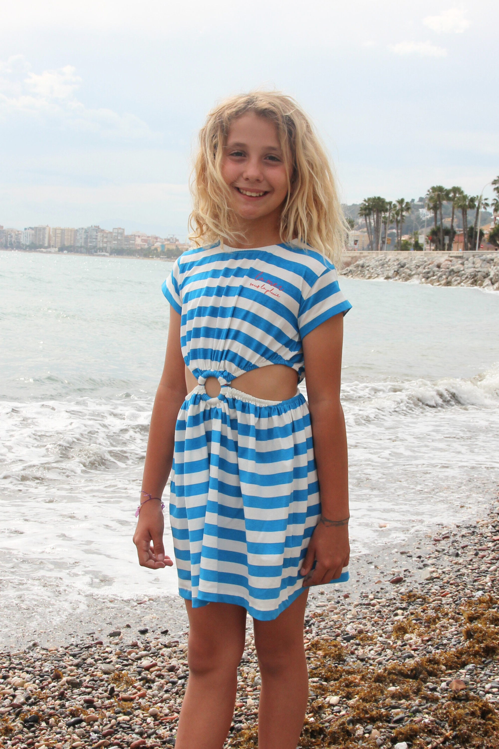 Vestido de niña listado VERANO/Outlet