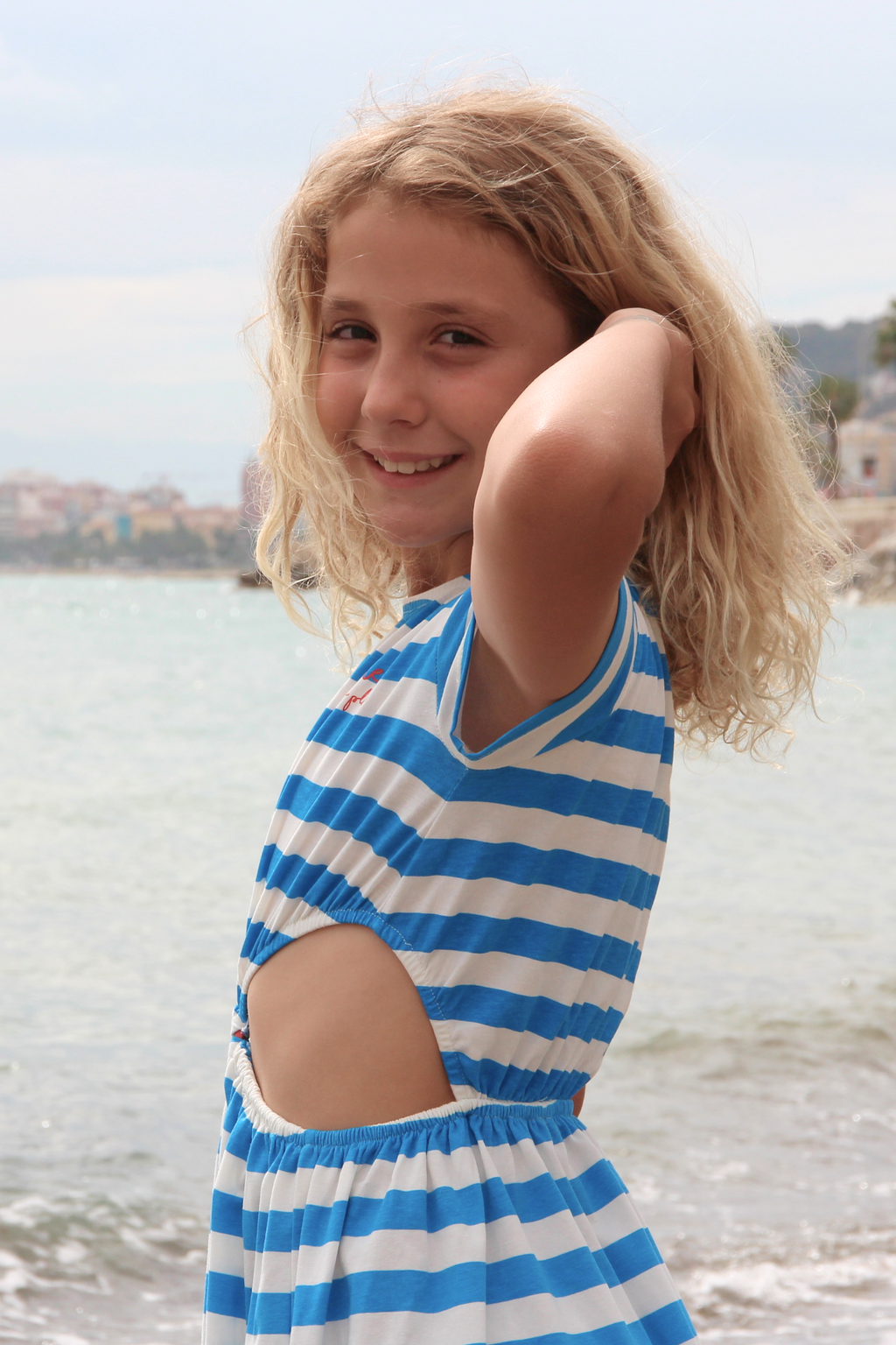 Vestido de niña listado VERANO/Outlet