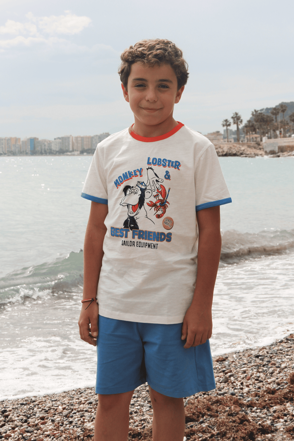 T-shirt garçon brut