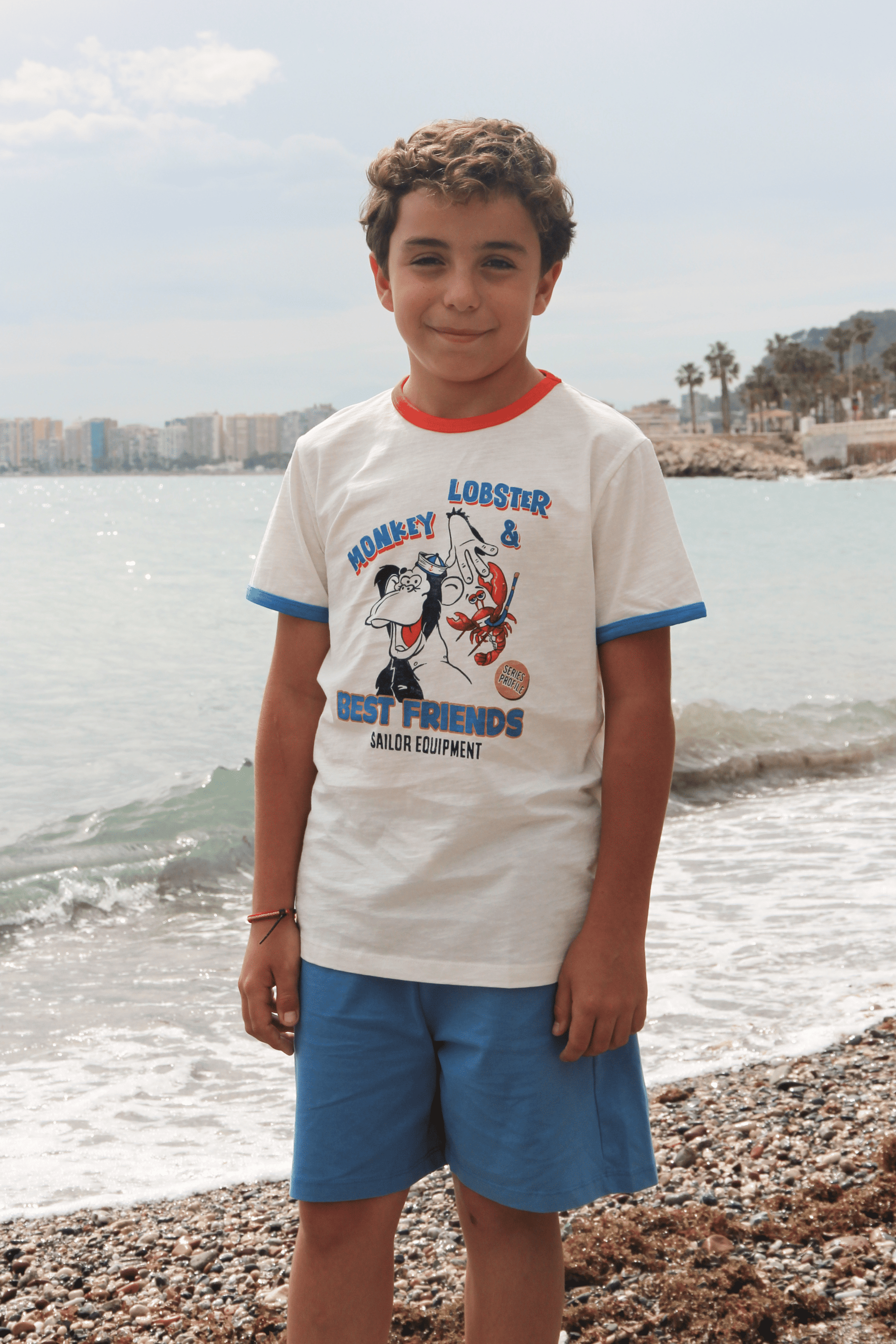 T-shirt garçon brut