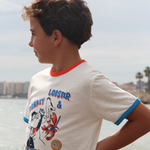 Camiseta de niño crudo con dibujo VERANO/Outlet