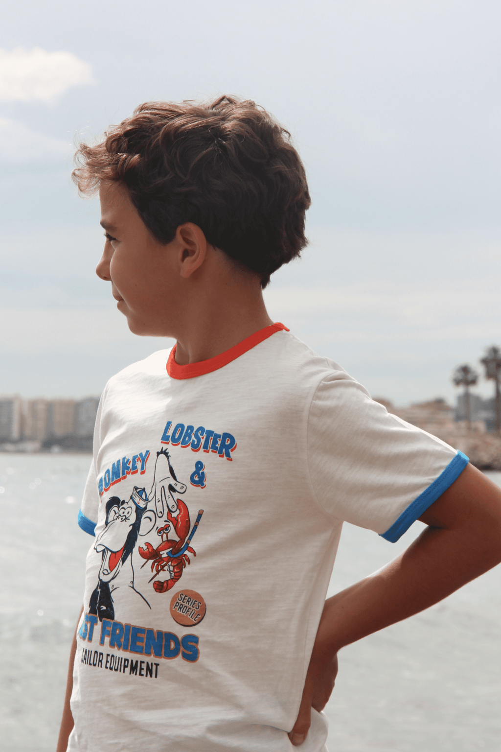 T-shirt garçon brut