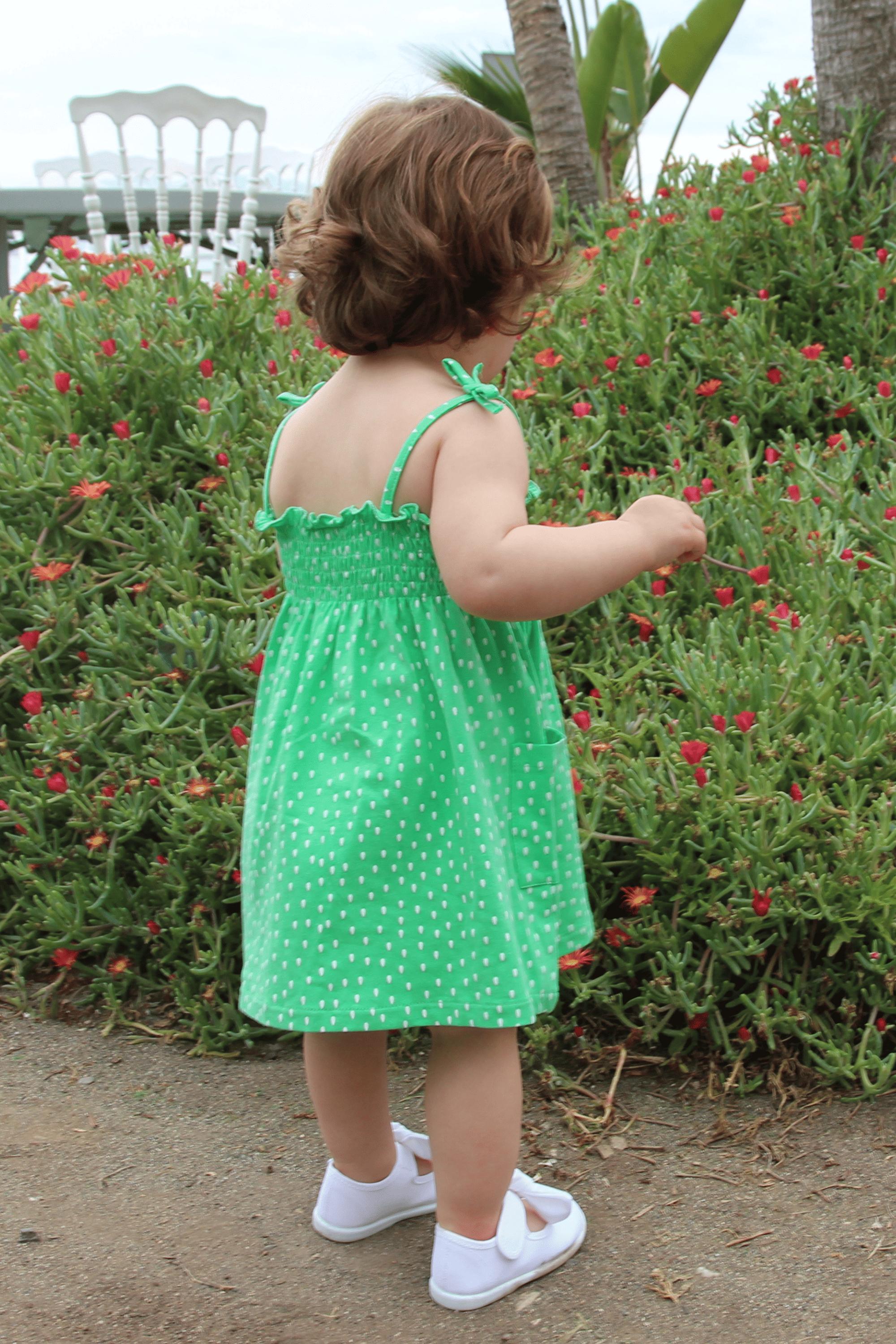 Vestido de bebé estampado