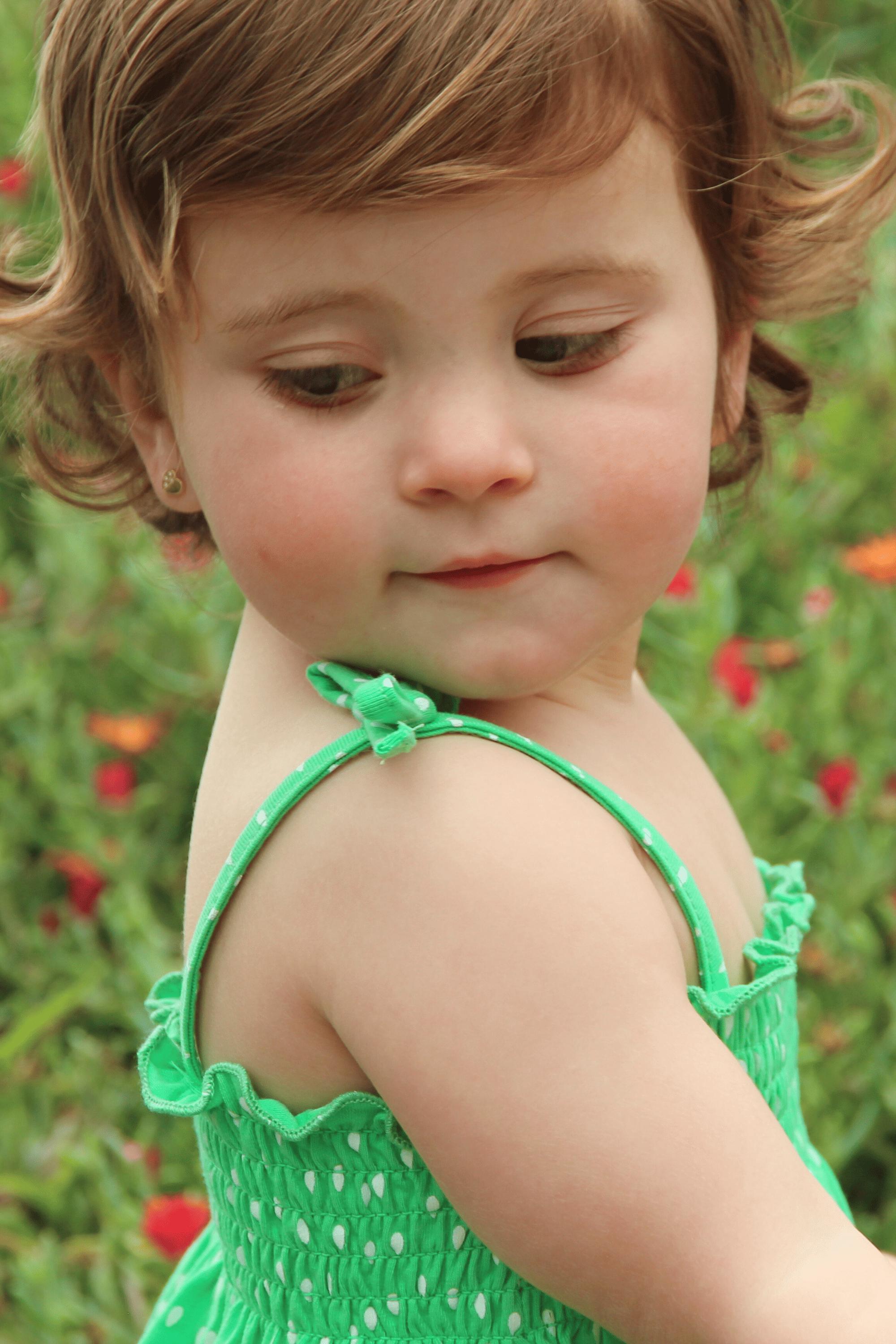 Vestido de bebé estampado