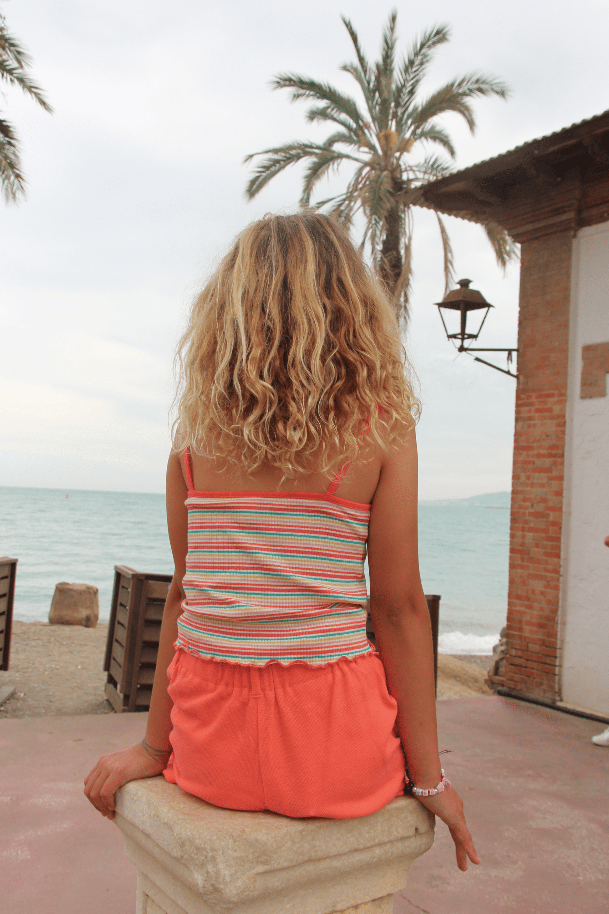 Camiseta de niña listado