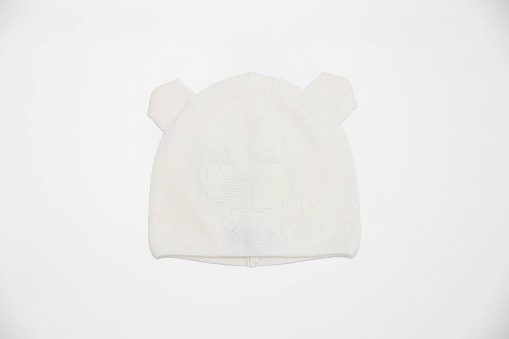 Gorro crudo de osito recién nacido  | Dr. Kid by Charanga